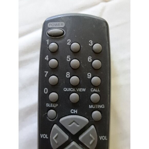 CCD Closed Caption Decoder 076N0DW010 Remote Control Black Replacement Tested - Picture 3 of 4